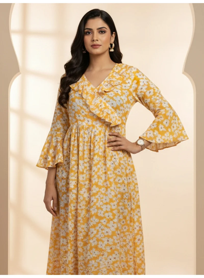 Alaya Women Printed  Cotton Jalabiya-AL4008